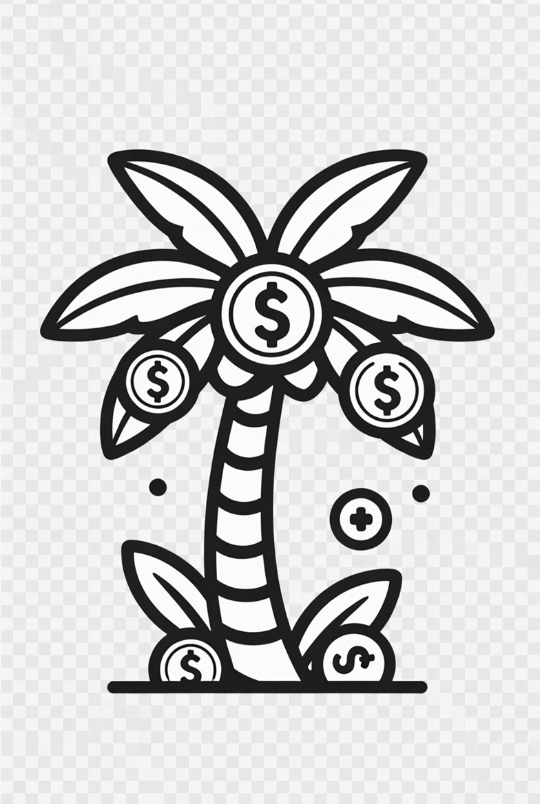 DMBB Advisors Palm Tree Logo
